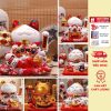 ( Tổng Hợp ) Mẫu Mèo Thần Tài May Mắn Maneki Neko Vẫy Tay Cute Dễ Thương (Kèm Hộp Và Đệm)